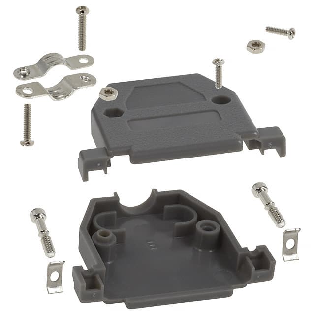 977-025-010-031 NorComp Inc.  Capots de connecteurs D-Sub en forme de D